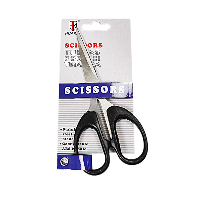 Stainless Steel Basic Scissors with ABS Handle and Comfortable Grip