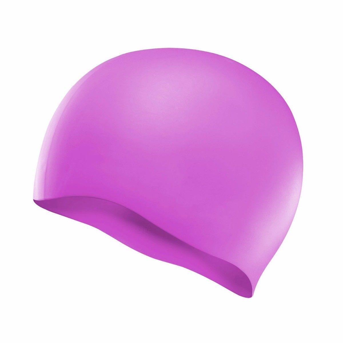 Swimming Hat Silicone Cap One Size - Random Colour