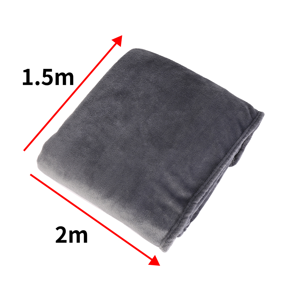 Throw Blanket Fleece Large Soft Warm Sofa Bed Throw Single Double King - Navy