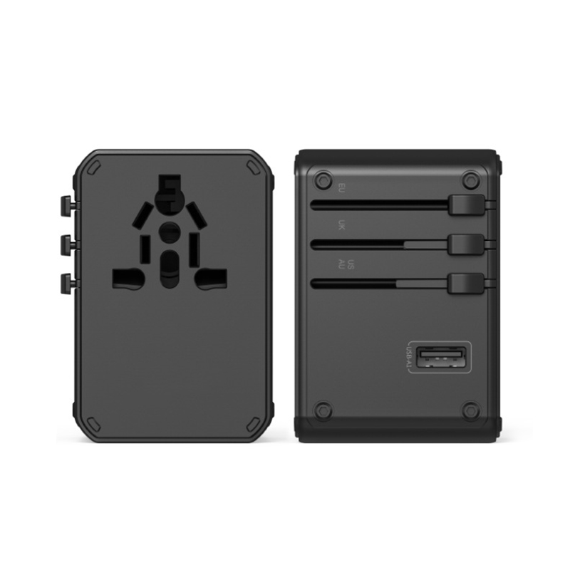 Universal Travel Adapter with 3 USB C and USB Ports International Travel Plug Adapter All in One Plug Adaptor UK to European Plug Adaptor for EU USA Australia