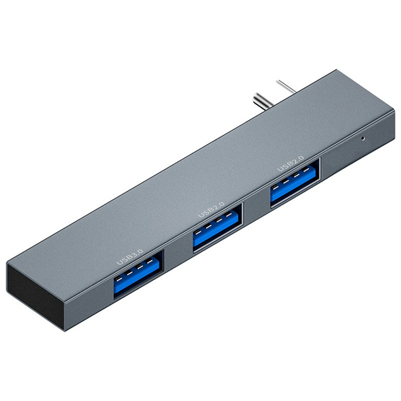 USB C to USB Hub 3 Ports USB 3.0 USB 2.0 Port - Grey