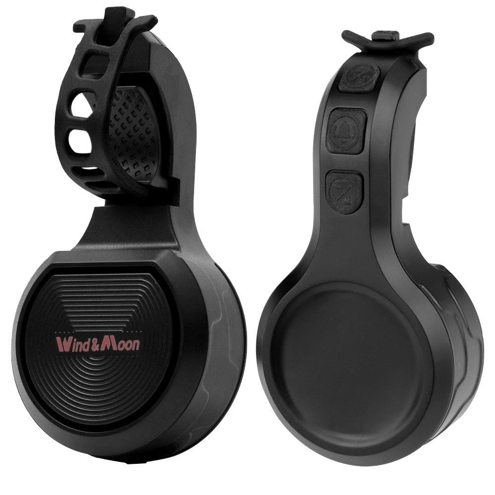 USB Rechargeable Electronic Bike Horn Bicycle BellInstall on Handlebar Mount