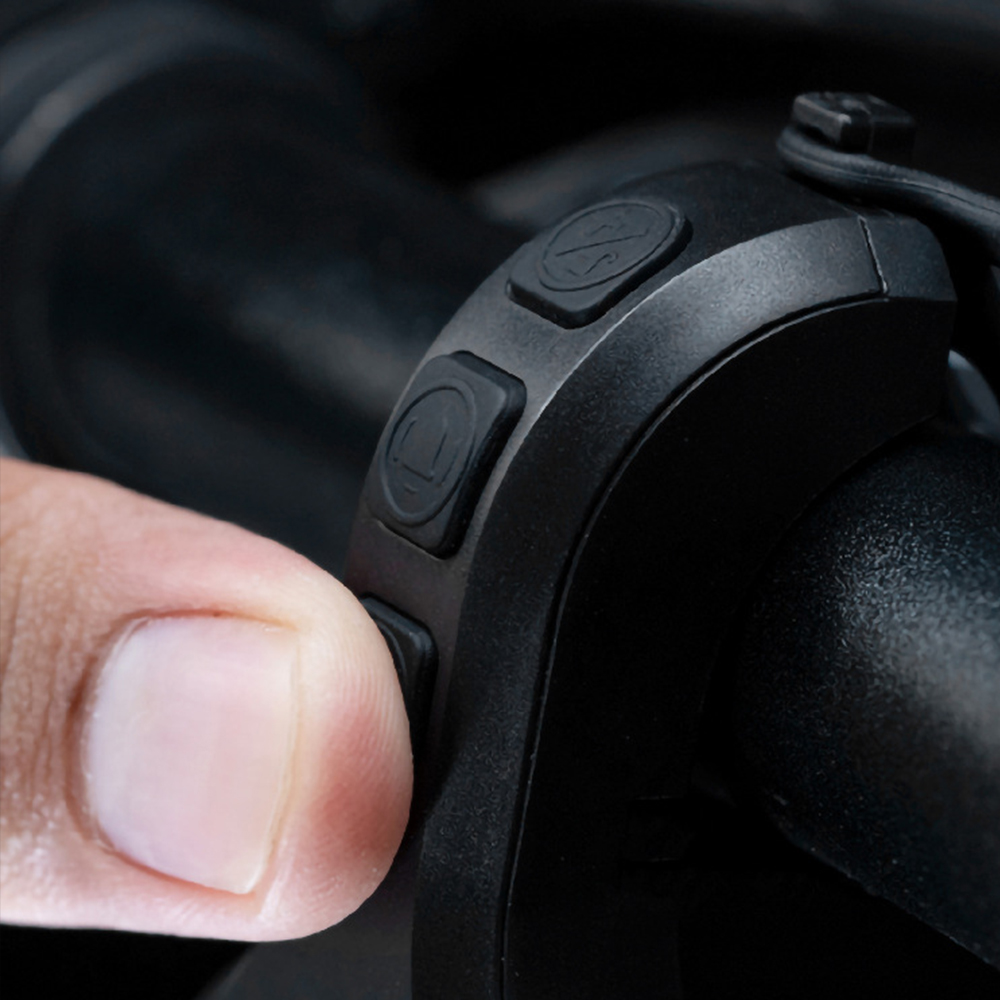 USB Rechargeable Electronic Bike Horn Bicycle BellInstall on Handlebar Mount
