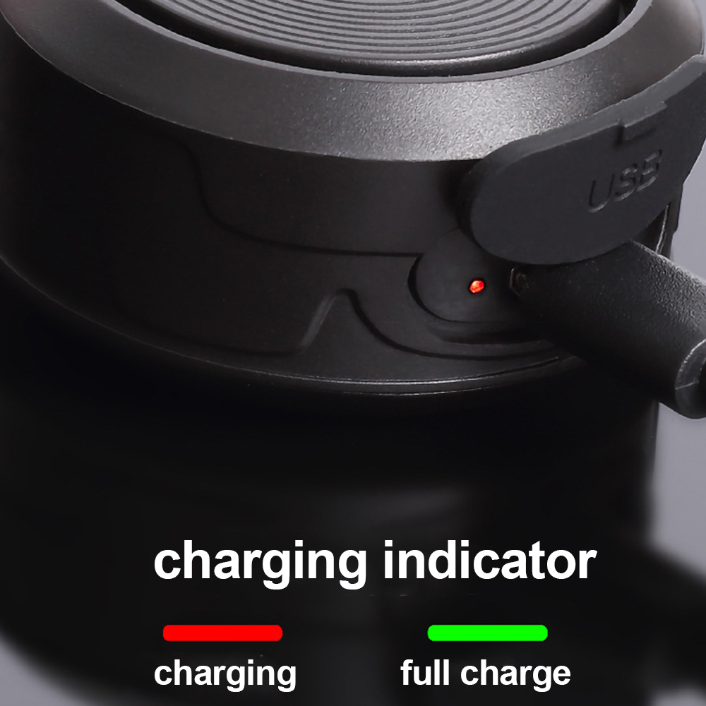 USB Rechargeable Electronic Bike Horn Bicycle BellInstall on Handlebar Mount