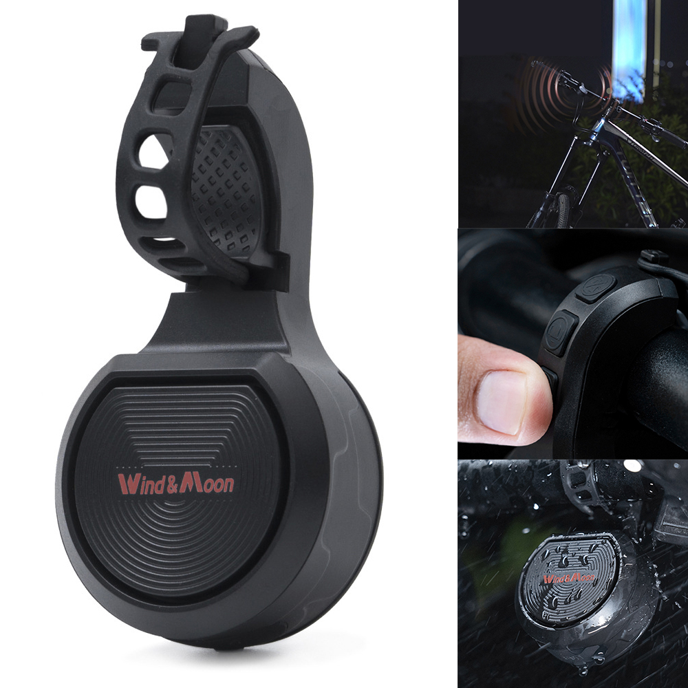 USB Rechargeable Electronic Bike Horn Bicycle BellInstall on Handlebar Mount