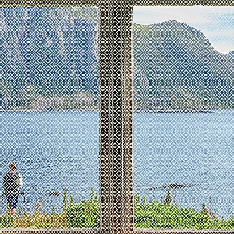 White Window Screen Mesh Net Bug Mosquito Fly Insect Moth Door Netting