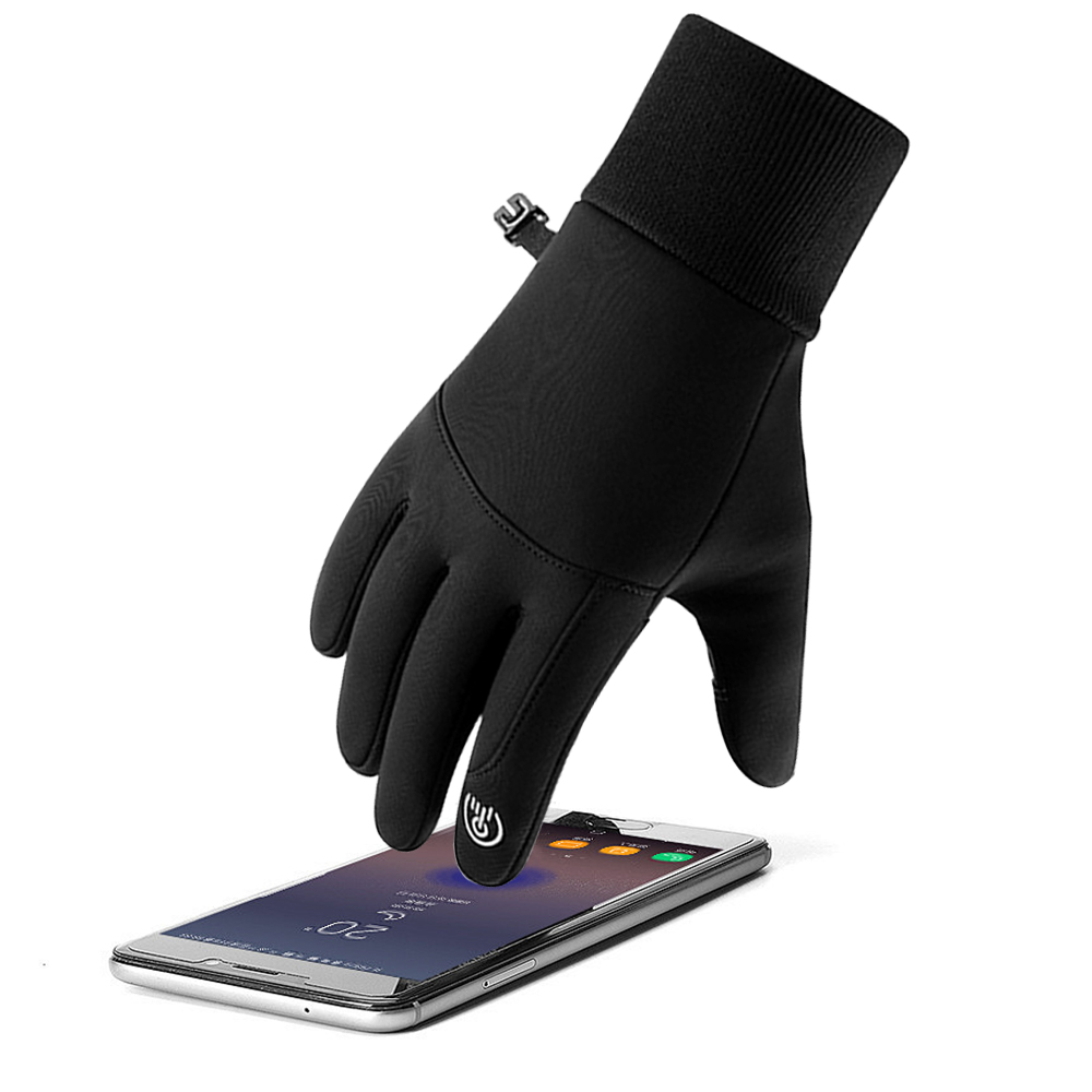Winter Waterproof Touch Screen Windproof Thermal Gloves Winter Warm Gloves - L
