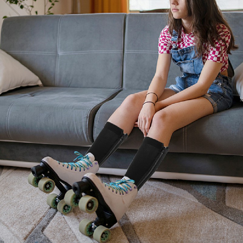 Zipper Compression Socks Open Compression Stockings for Men and Women - XXL