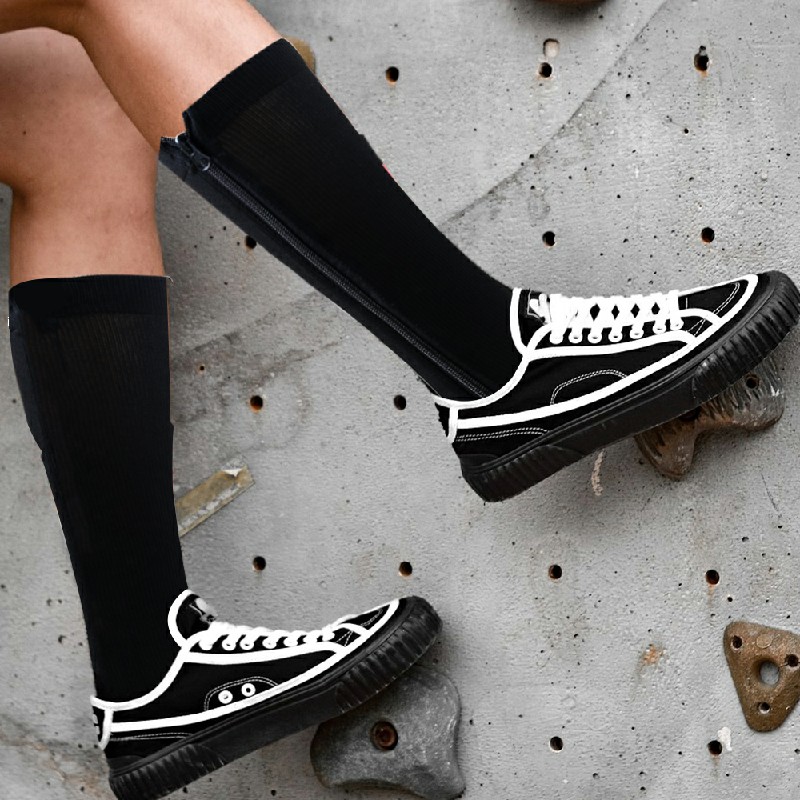 Zipper Compression Socks Open Compression Stockings for Men and Women - XXL